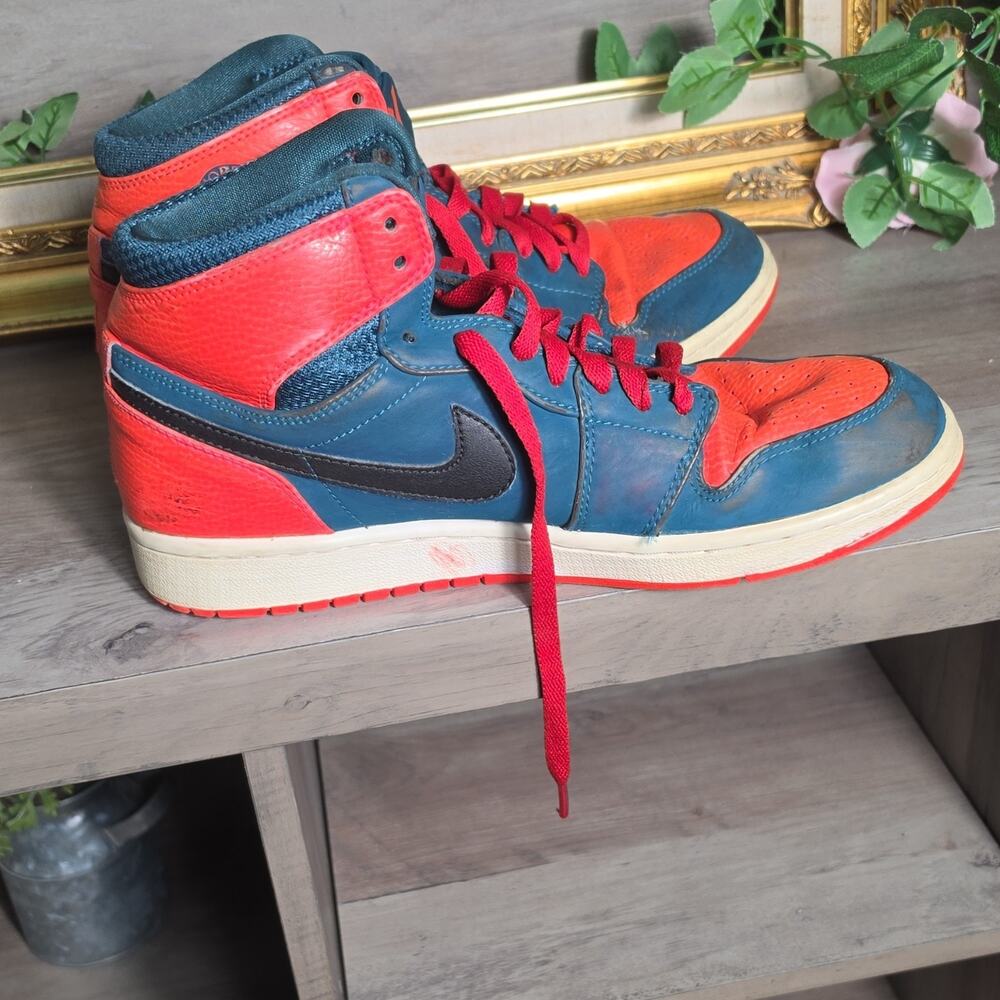 Nike Air Jordan 1 Retro High 'Russell Westbrook' 8.5 Teal And Orange